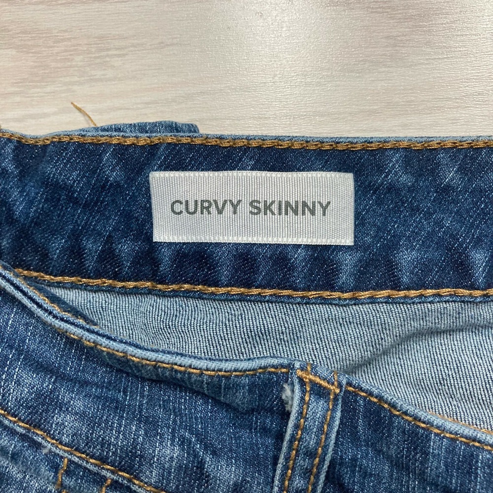 Torrid Women's Curvy Skinny High Rise Jeans Dark Wash Size 22 39x28 - Picture 5 of 10